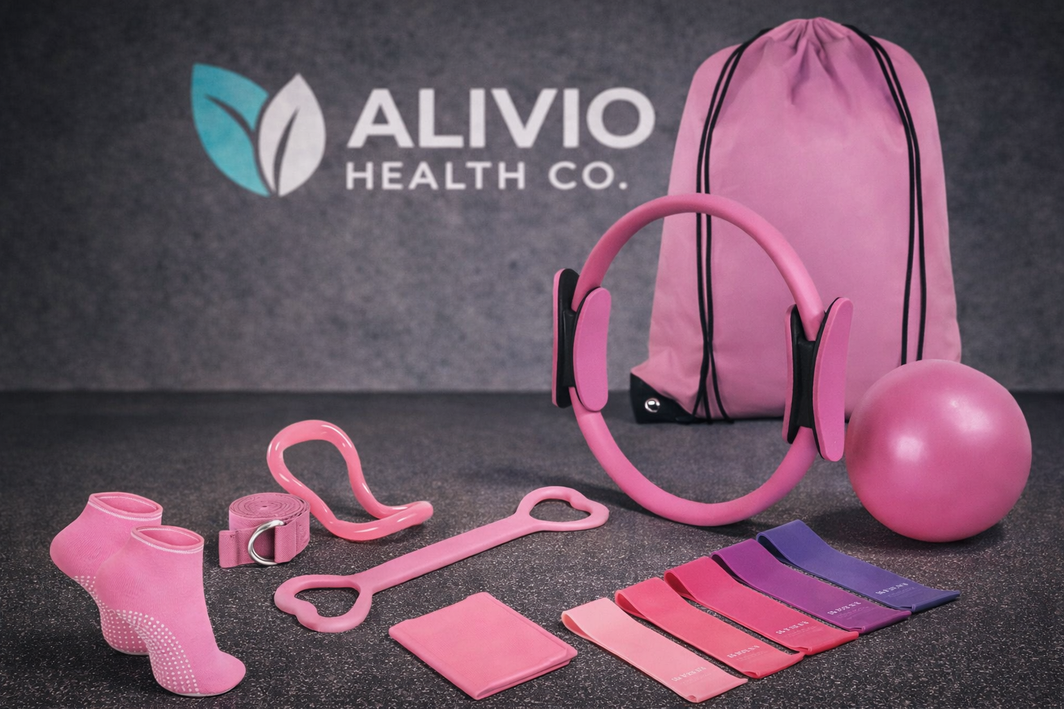 13-Piece Yoga & Pilates Fitness Set for Full-Body Training & Recovery