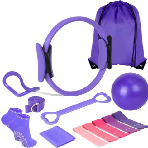 13-Piece Yoga & Pilates Fitness Set for Full-Body Training & Recovery
